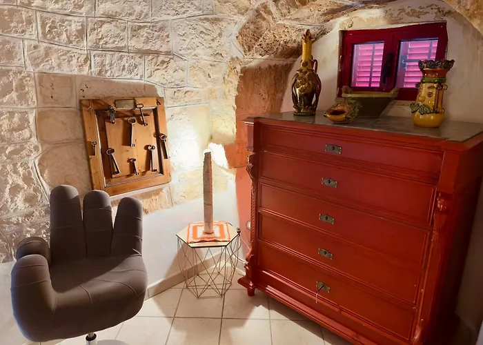 וילה Sto Al Trullo - Historic Trullo With Private Jacuzzi And Sauna צ'יסטרנינו